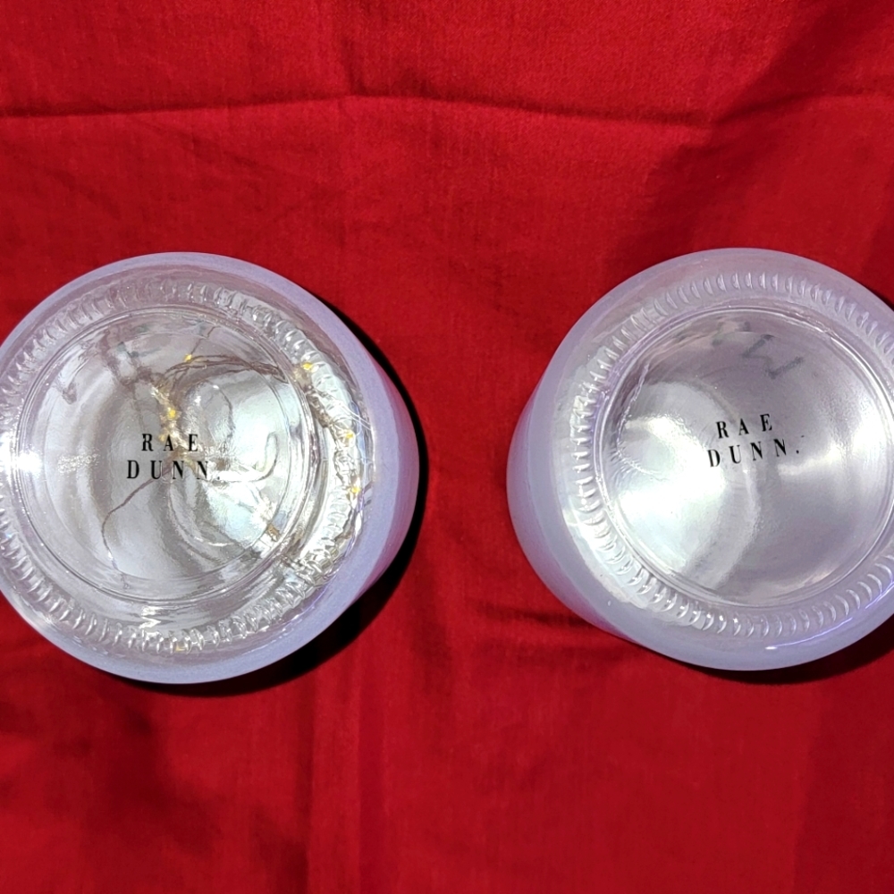 🌛🕯🌛🕯NWOT Rae Dunn Frosted Mason jar hanging metal Lanterns🕯🌛🕯🌛 - Picture 11 of 12